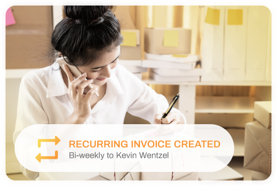 Recurring invoices