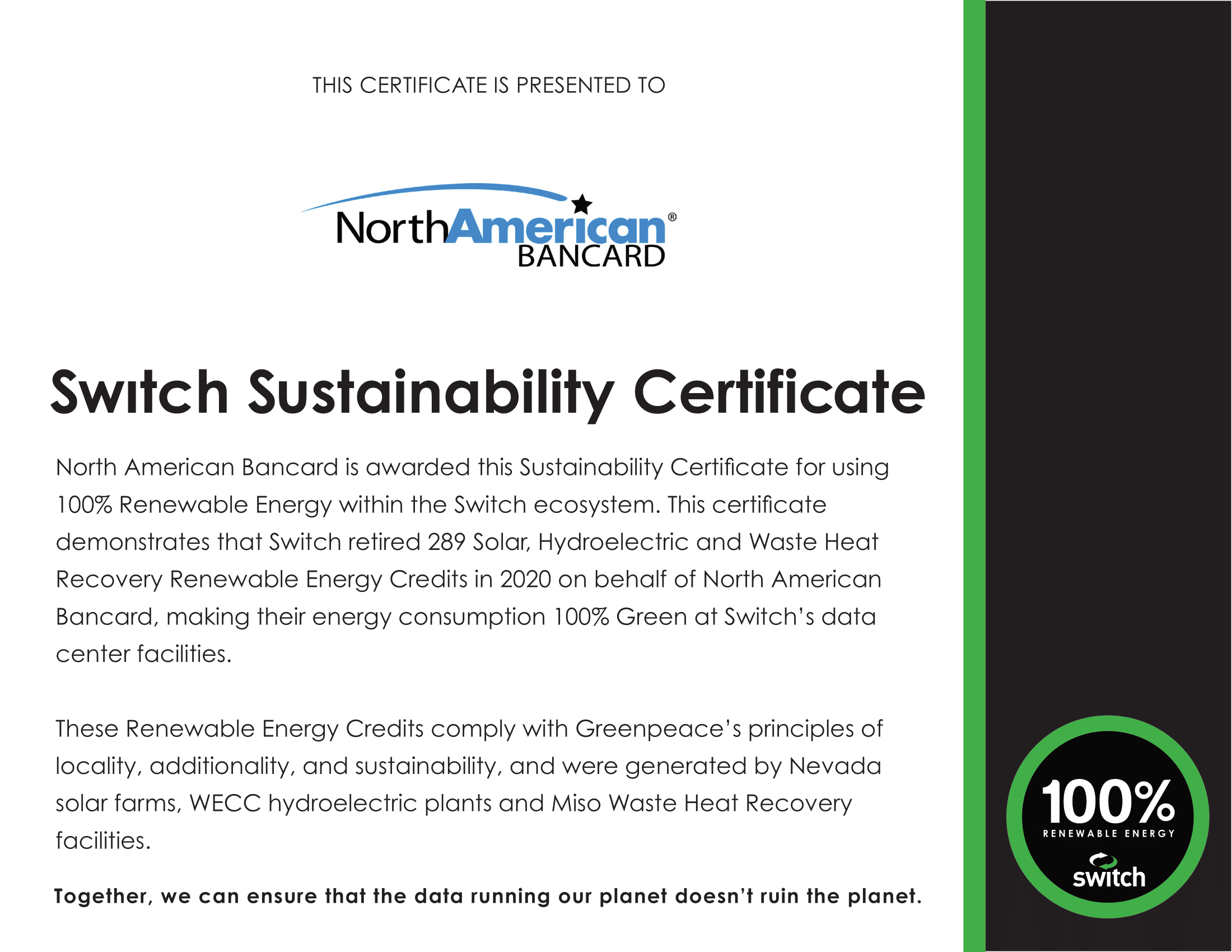 2020 sustainability certificate north american bancard 1